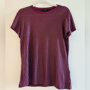 Ted Baker metallic thread tee